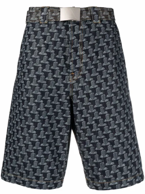 Bermuda à imprimé géométrique - Lanvin - Modalova