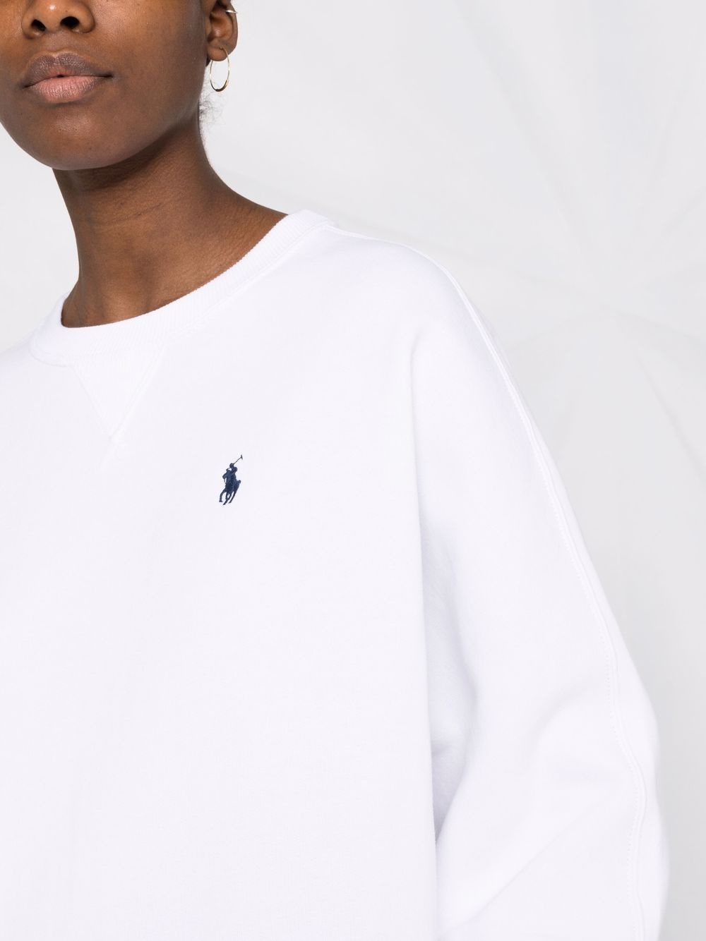Polo Ralph Lauren Embroidered Logo Sweatshirt Dress - Farfetch