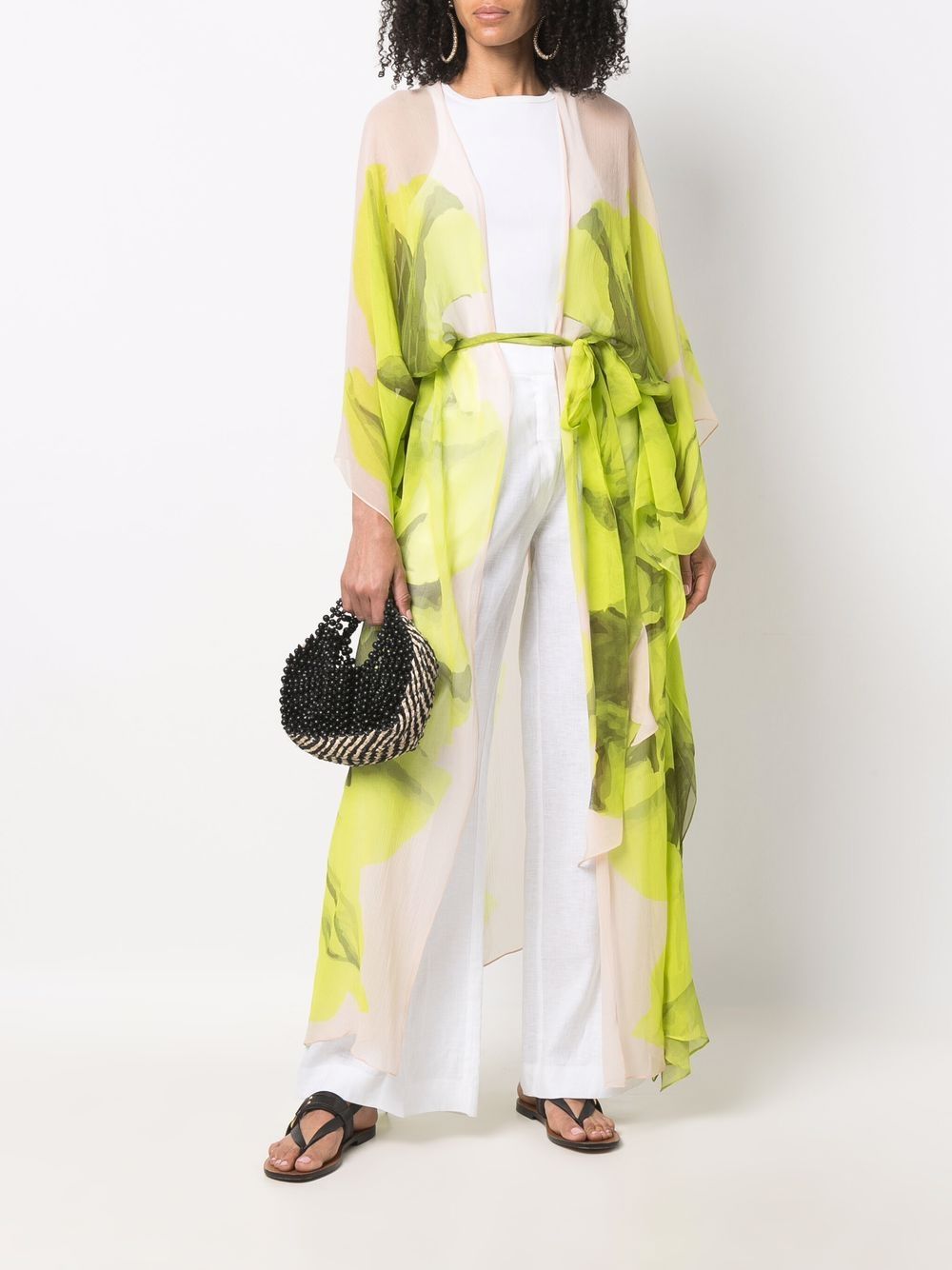 фото Maria lucia hohan tied-waist kaftan