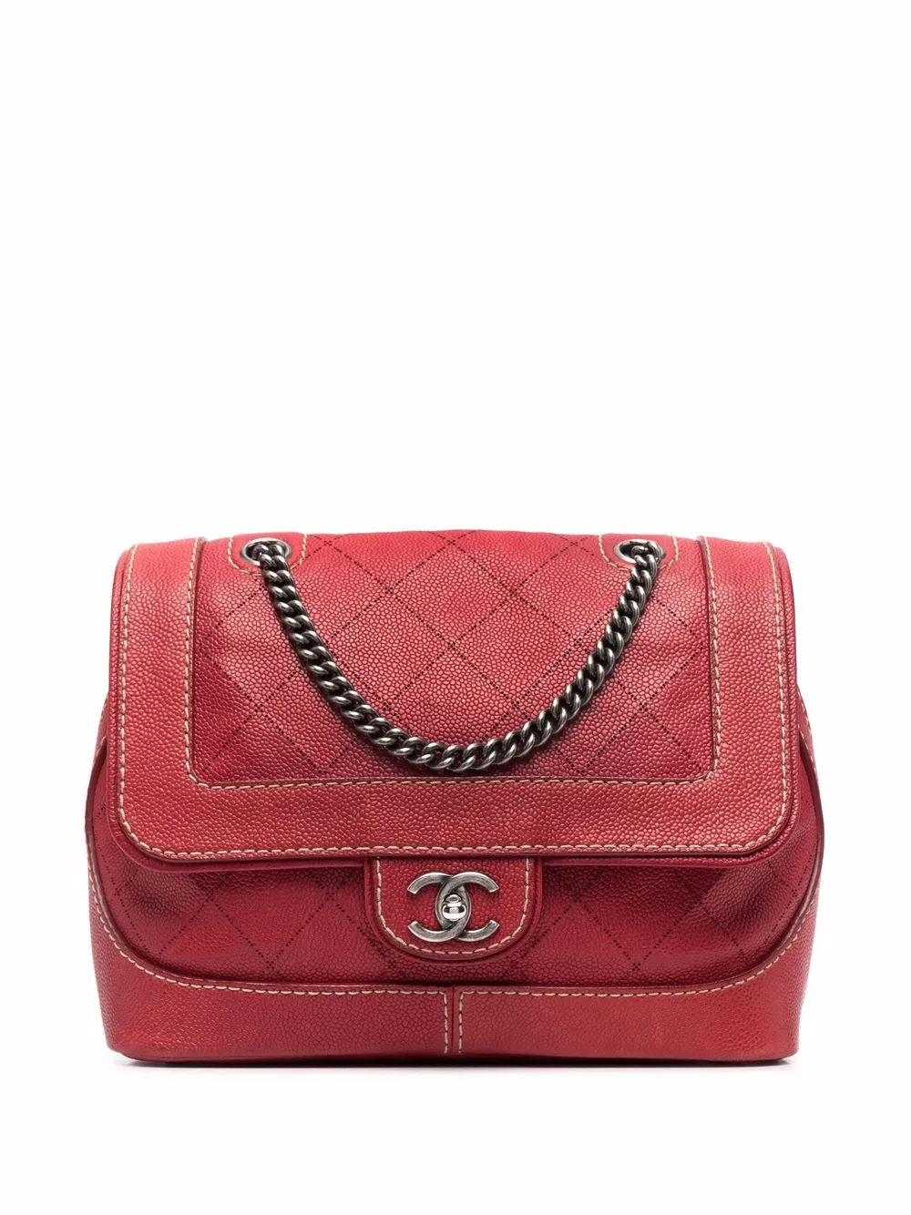 фото Chanel pre-owned стеганая сумка на плечо 2012-2013-го года с логотипом cc