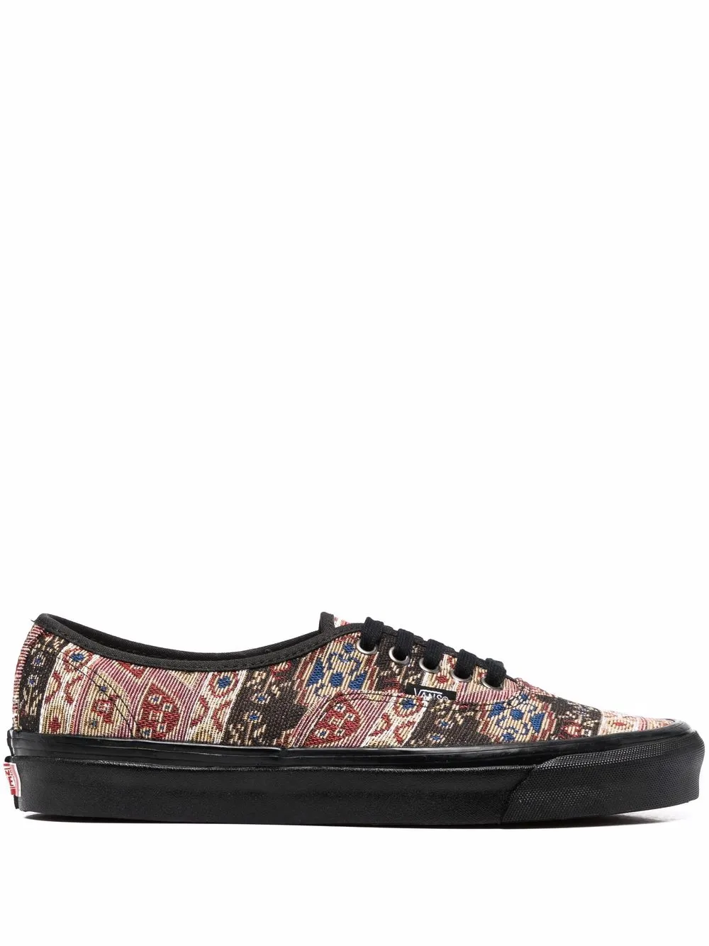 Vans jacquard lace-up sneakers Black