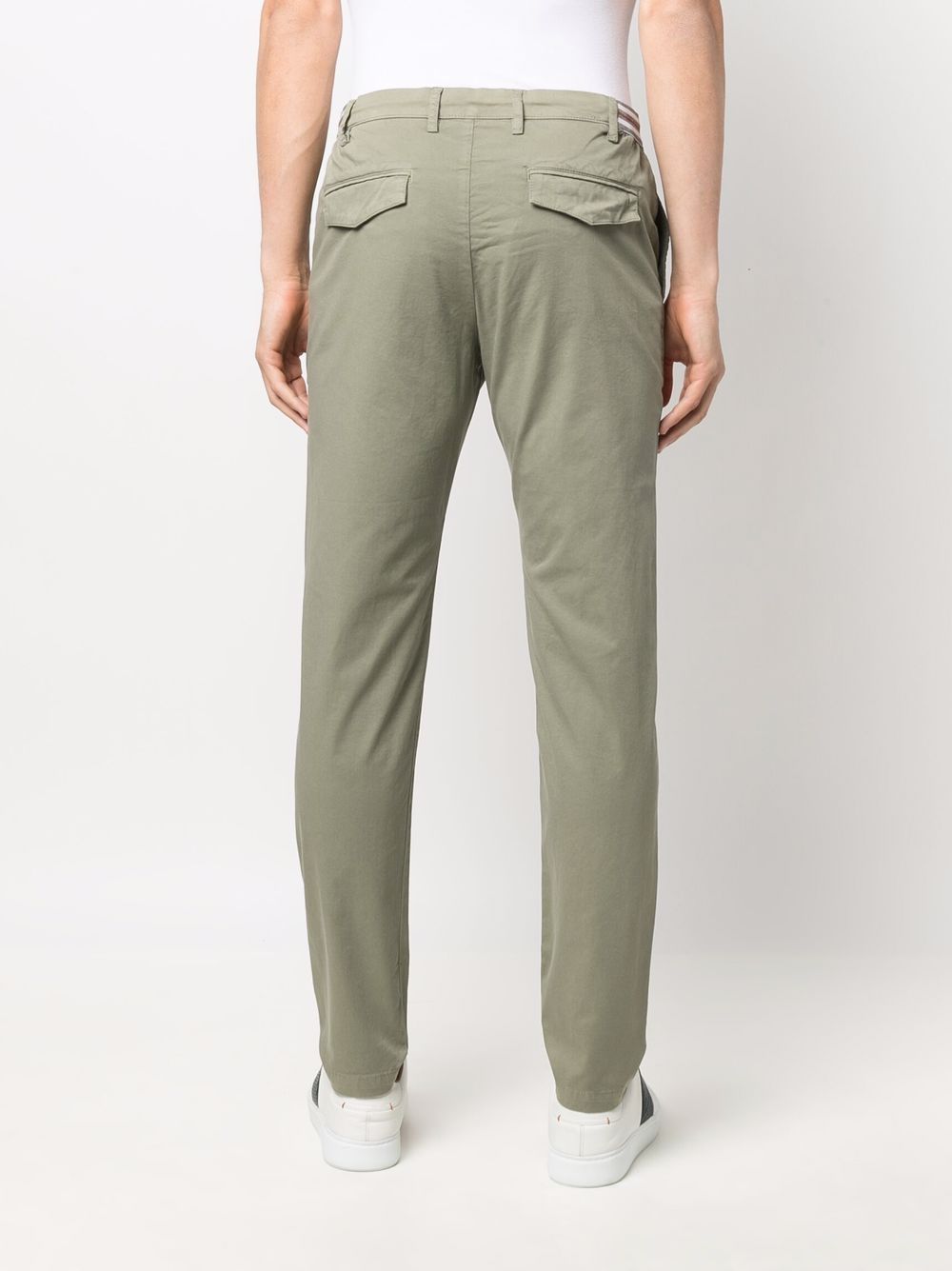 фото Eleventy drawstring slim-fit chinos