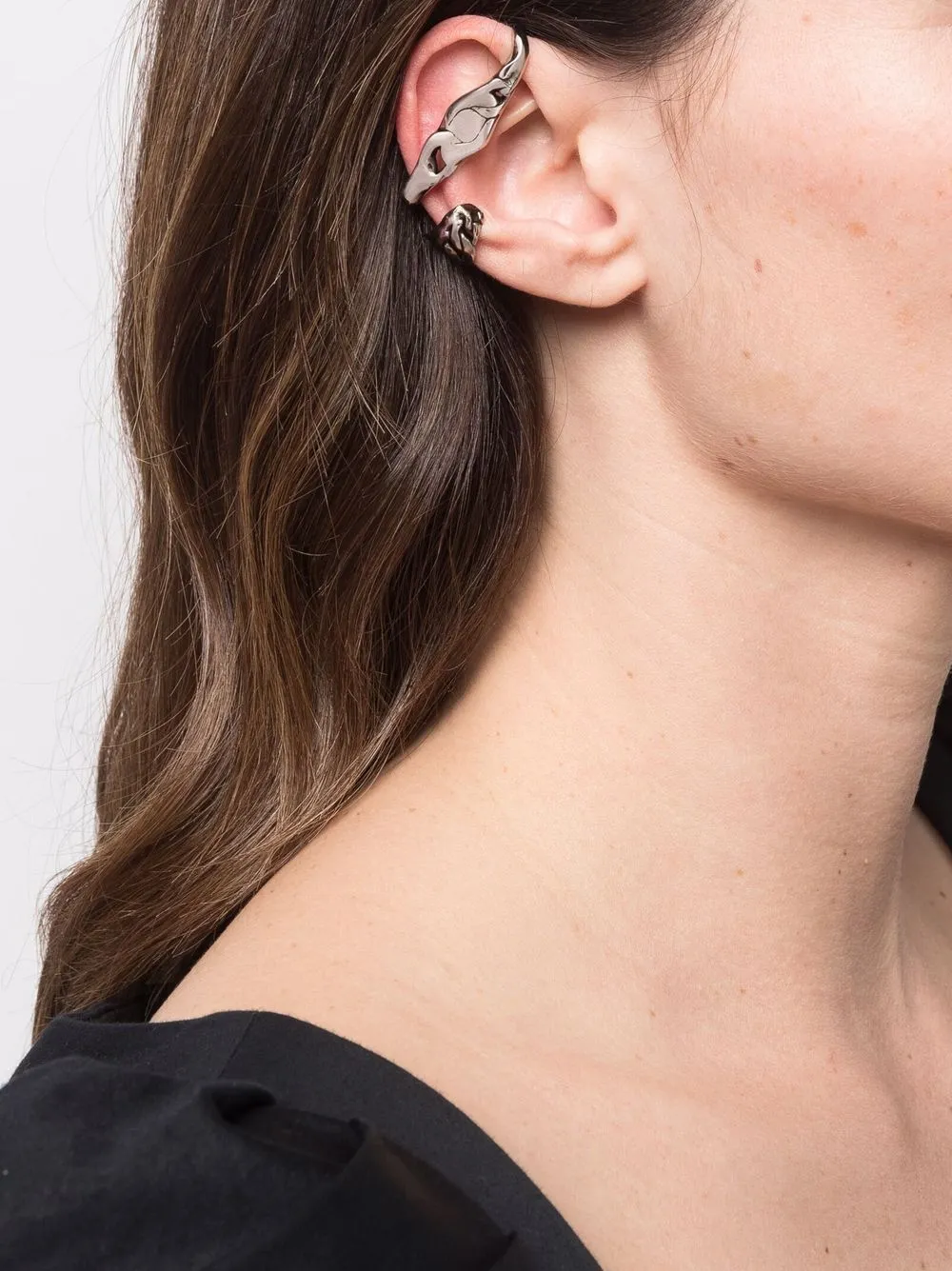 Alexander McQueen Ear Cuff Mit Finish Farfetch