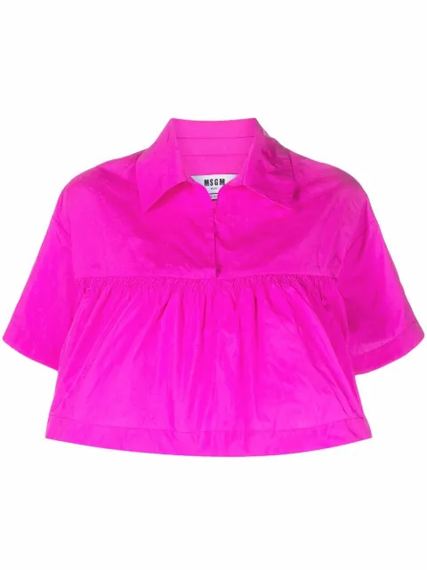 MSGM Women's Camicia Con Blue main image 1