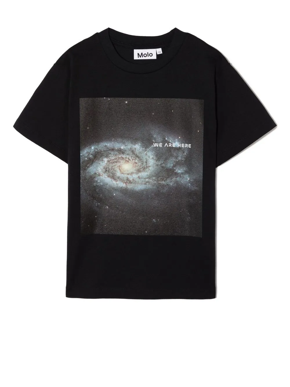 

Molo playera con galaxia estampada - Negro