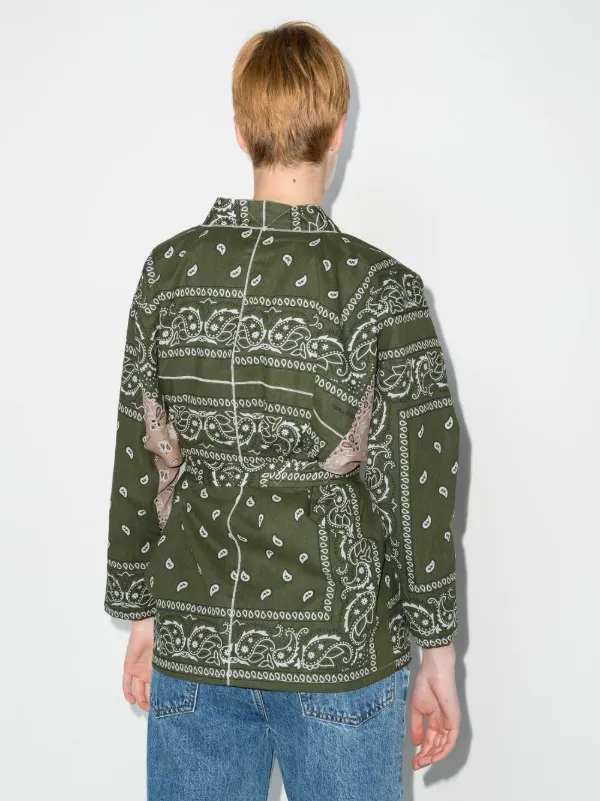 Paisley Print Worker Jacket - Farfetch