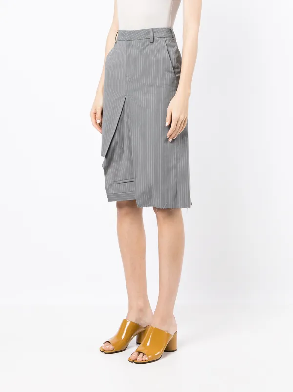Mm6 Maison Margiela ピンストライプ スカート 通販 Farfetch