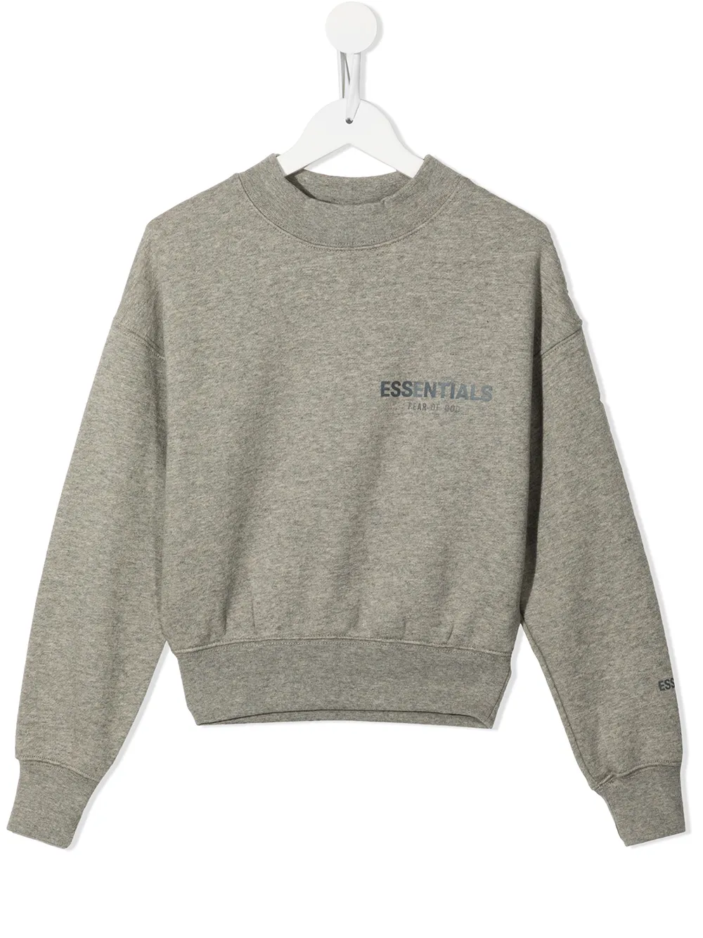 

FEAR OF GOD ESSENTIALS KIDS sudadera con logo estampado - Gris