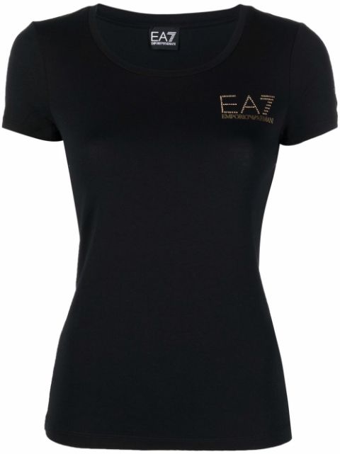 Ea7 Emporio Armani logo-print short-sleeved T-shirt Women