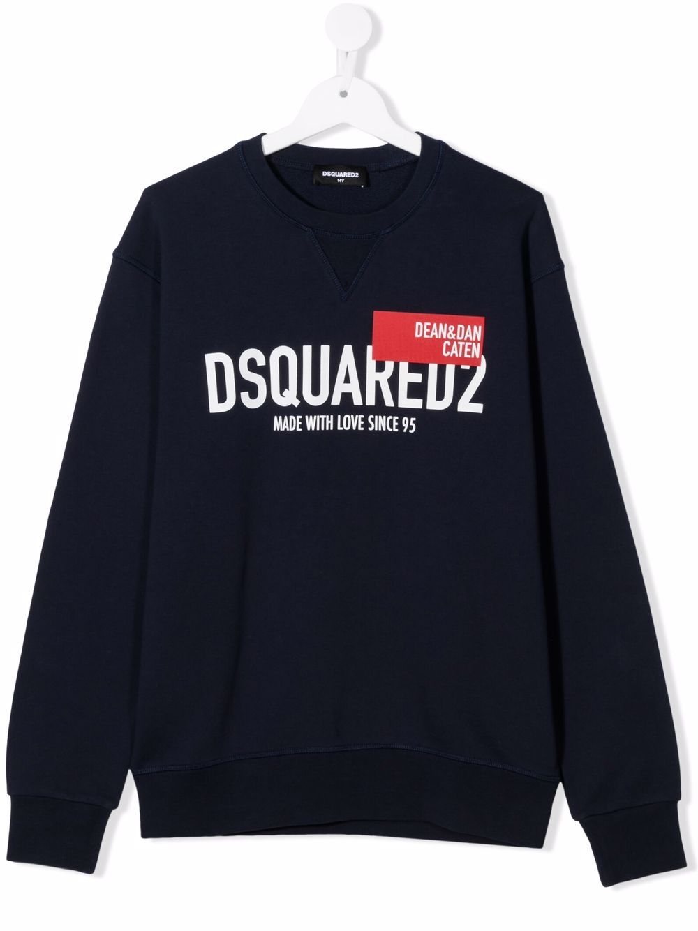 фото Dsquared2 kids толстовка с логотипом