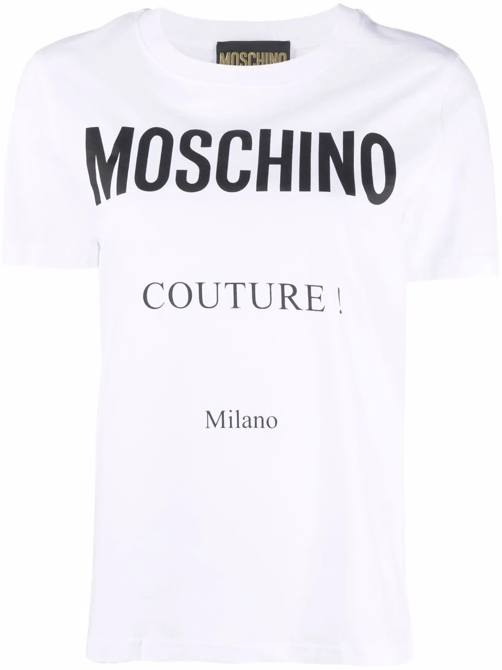 фото Moschino футболка с логотипом