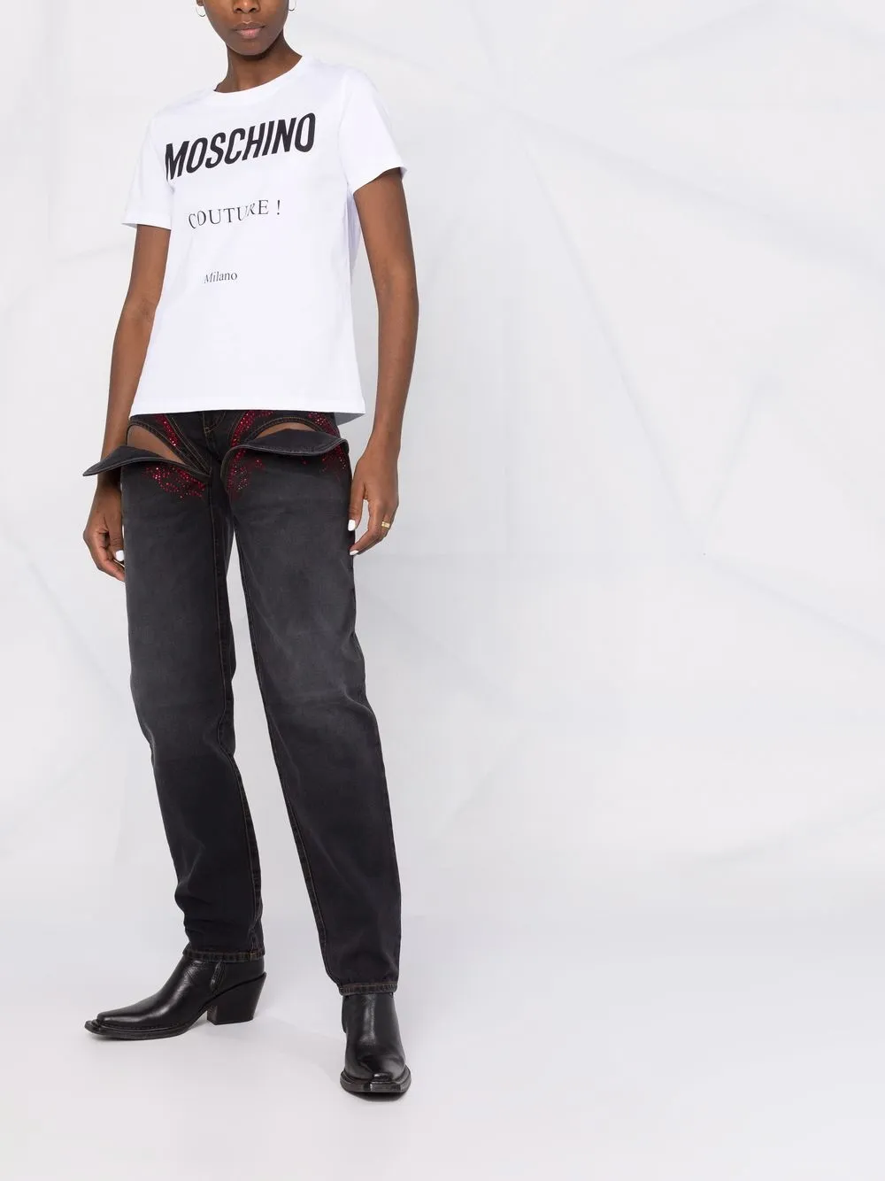 фото Moschino футболка с логотипом