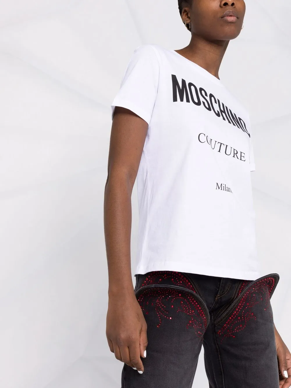 фото Moschino футболка с логотипом