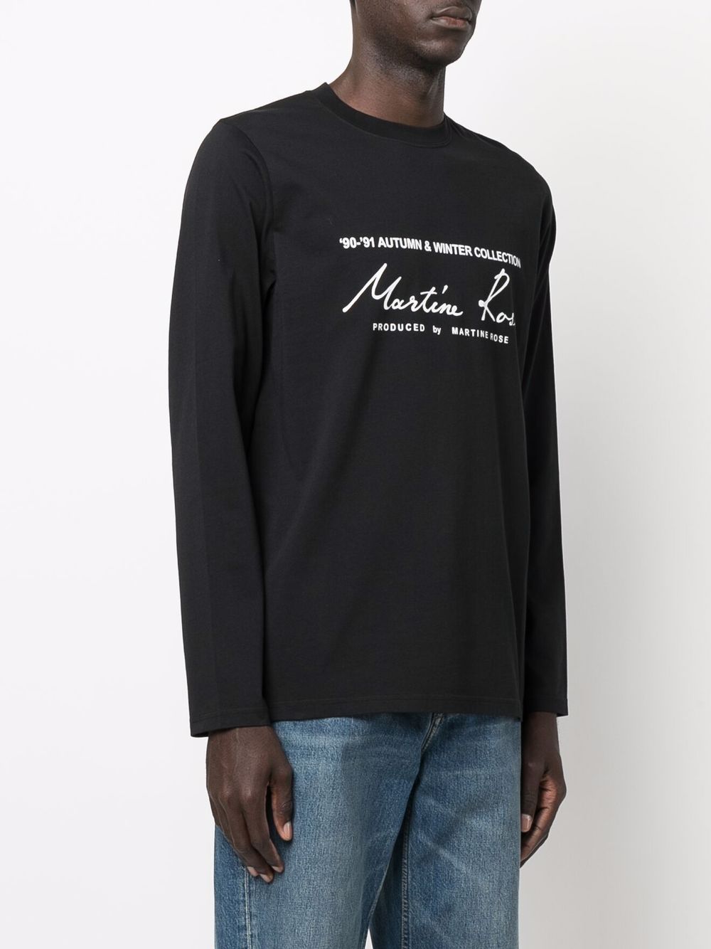 фото Martine rose футболка с длинными рукавами и логотипом