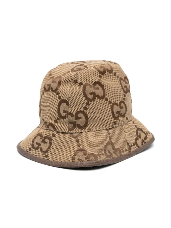 Gucci Jumbo GG Bucket Hat Neutrals FARFETCH CA