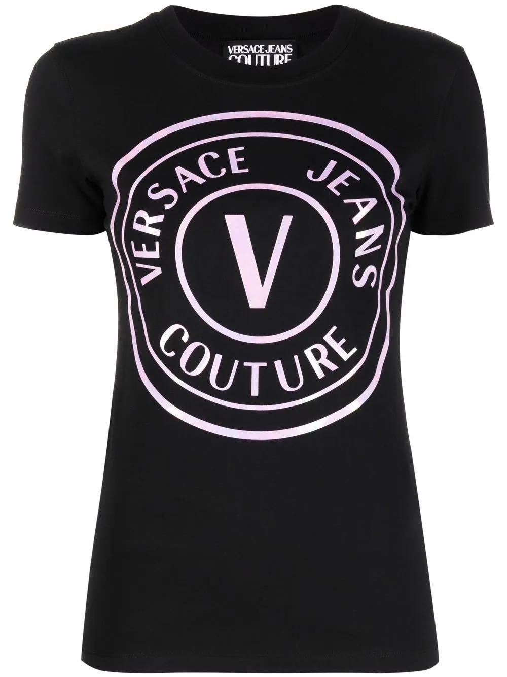 

Versace Jeans Couture logo-print cotton T-shirt - Black