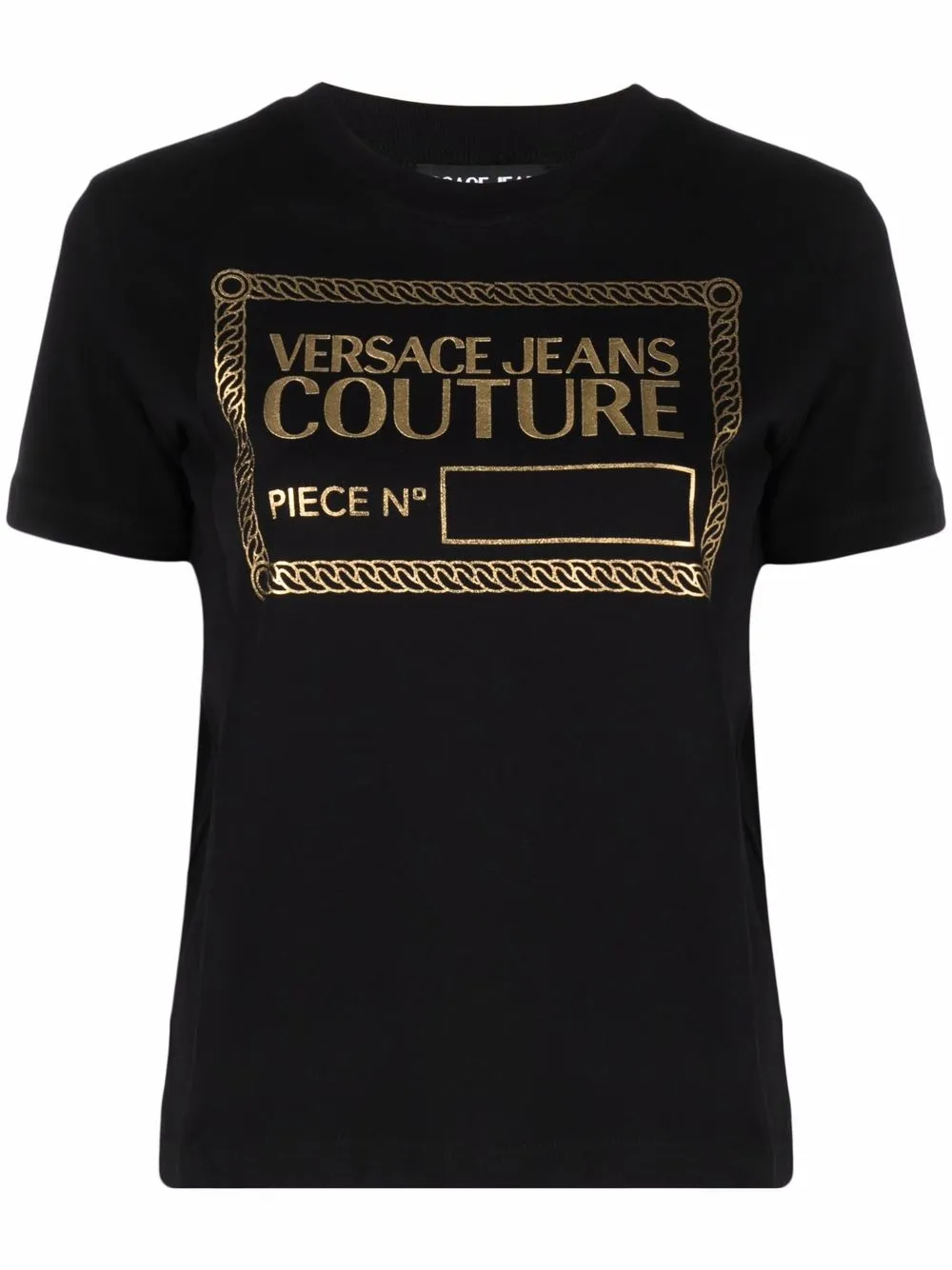 

Versace Jeans Couture logo-print cotton T-shirt - Black