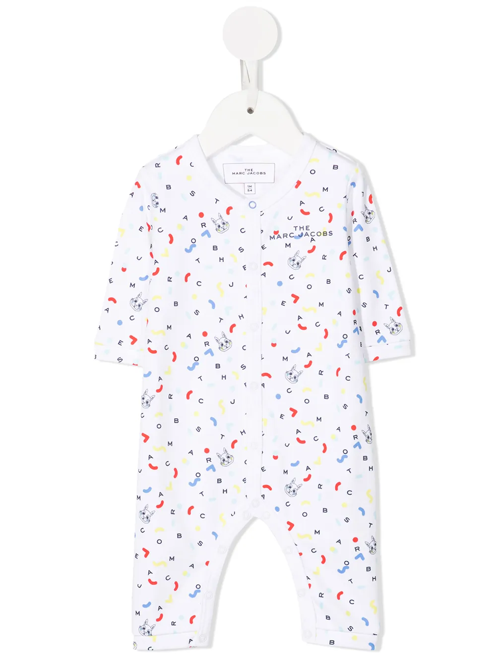 

Marc Jacobs Kids pijama con logo estampado - Blanco