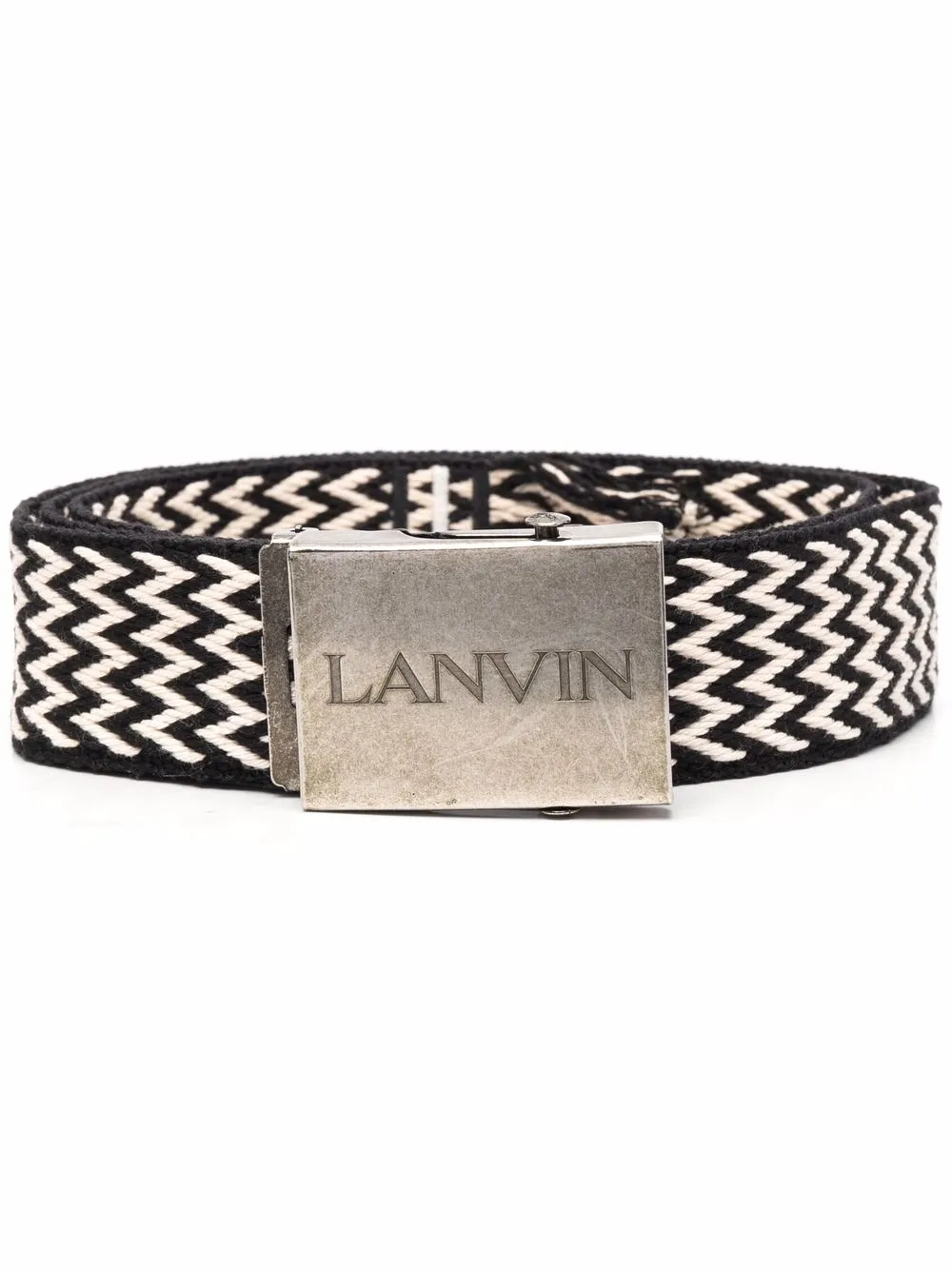 фото Lanvin ремень с узором зигзаг