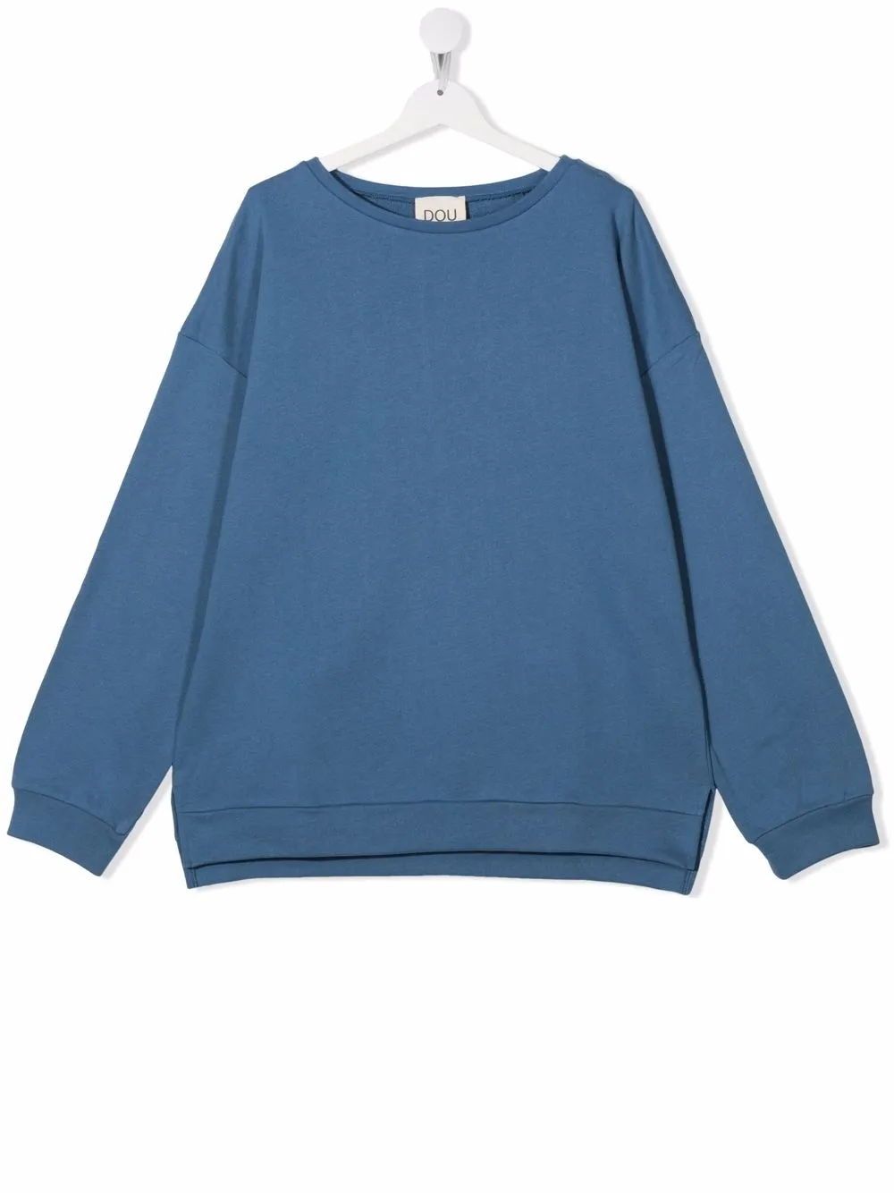 

Douuod Kids TEEN crewneck cotton sweatshirt - Blue