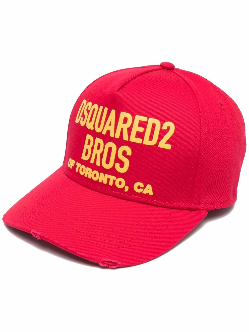 

Dsquared2 gorra con logo estampado - Rojo