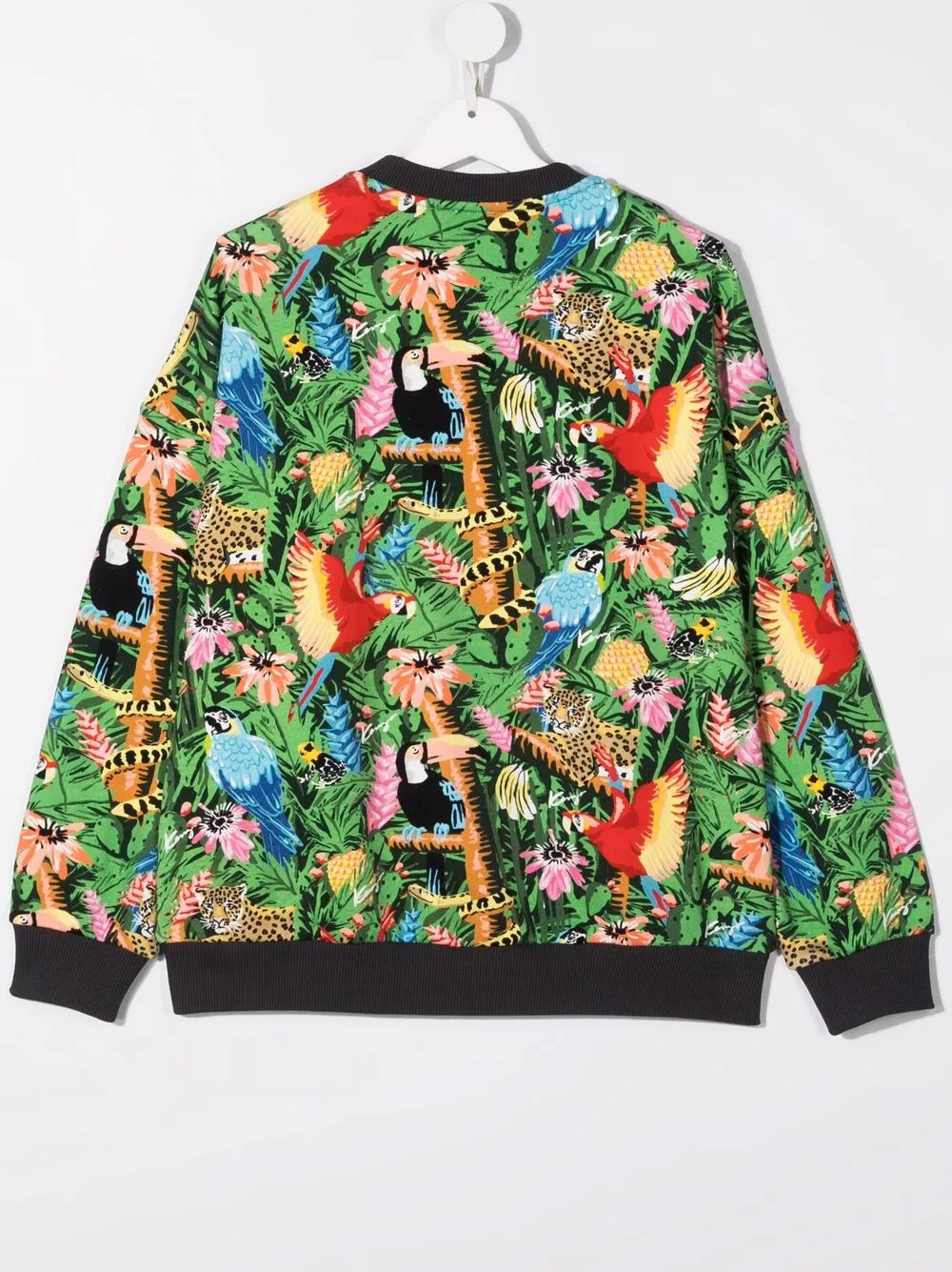 фото Kenzo kids толстовка с принтом