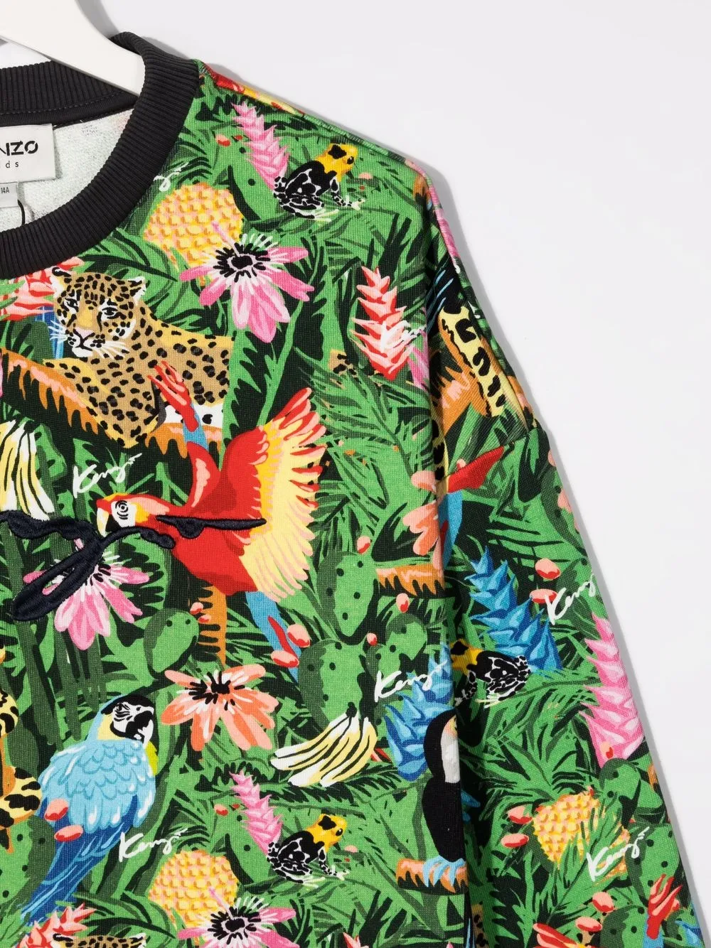 фото Kenzo kids толстовка с принтом