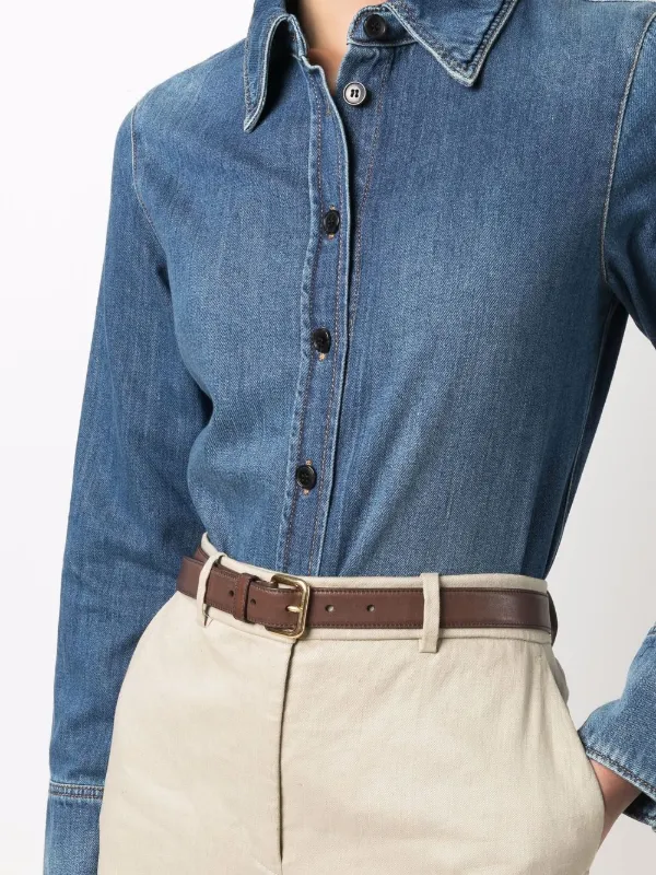 Victoria Beckham long-sleeve Denim 
