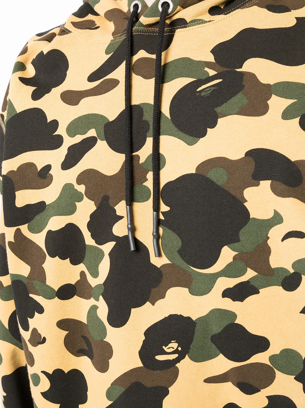 A BATHING APE® Shark camouflage-pattern Cotton Hoodie - Farfetch