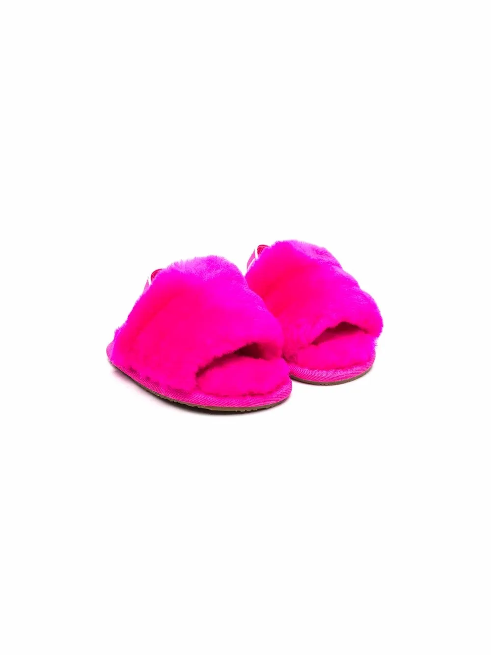 

UGG Kids sandalias con tira trasera y logo - Rosado