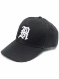 R13 embroidered-logo cap - Black