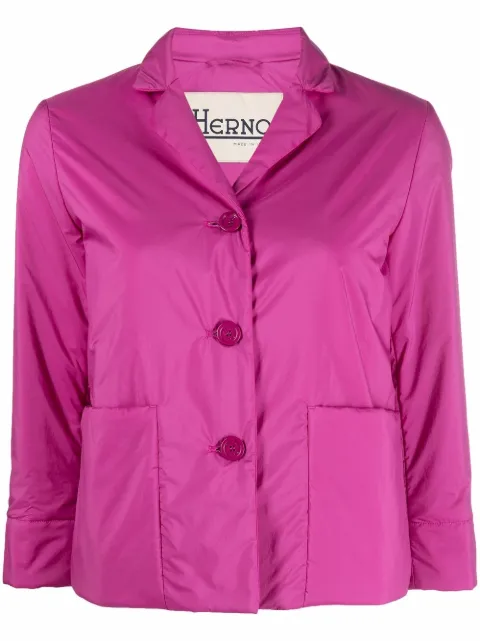 Herno single-breasted cropped jacket