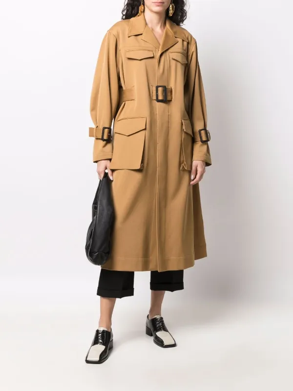 Proenza Schouler Belted Trench Coat Farfetch