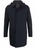 Moorer Agnone-GS mid-length duster coat - Blue