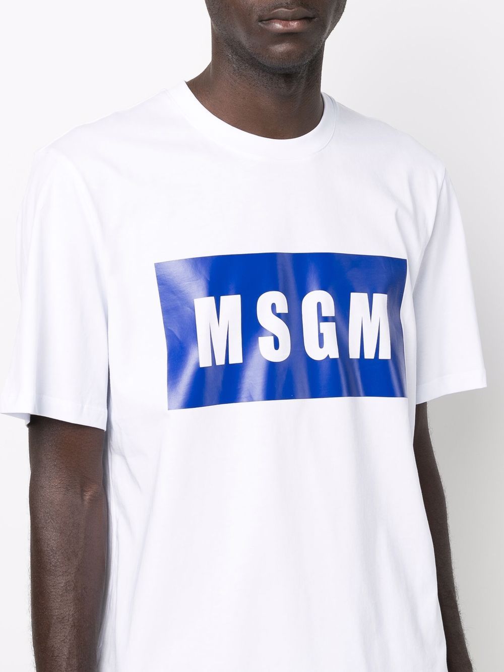 фото Msgm футболка с логотипом