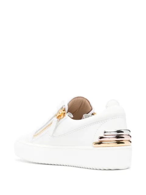 Giuseppe Zanotti zip-details leather sneakers RS20042 - 2