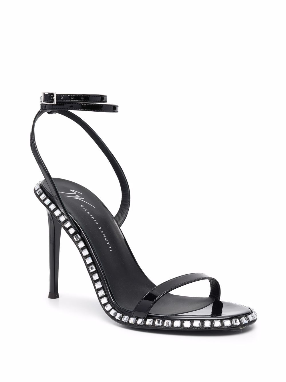 Giuseppe Zanotti Sandalen met open neus - Zwart