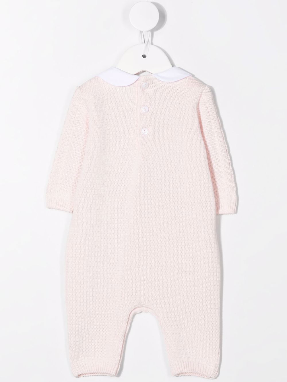 фото Little bear cable-knit long-sleeved romper