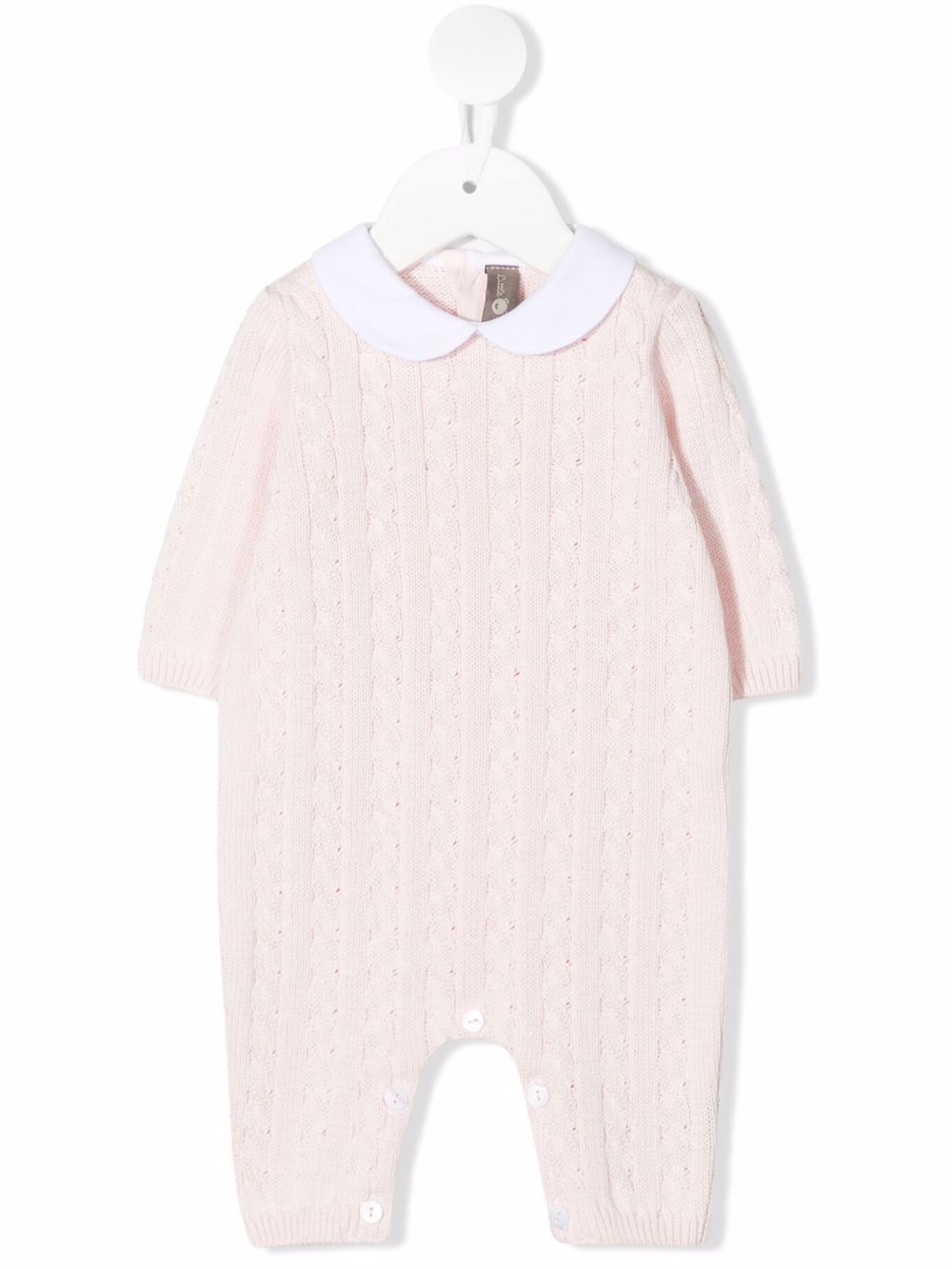 фото Little bear cable-knit long-sleeved romper