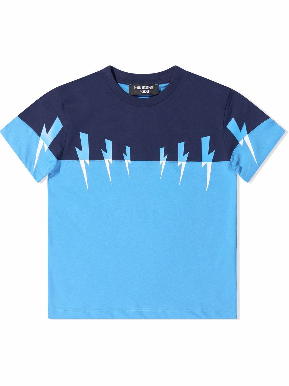 фото Neil barrett kids lightning-bolt t-shirt