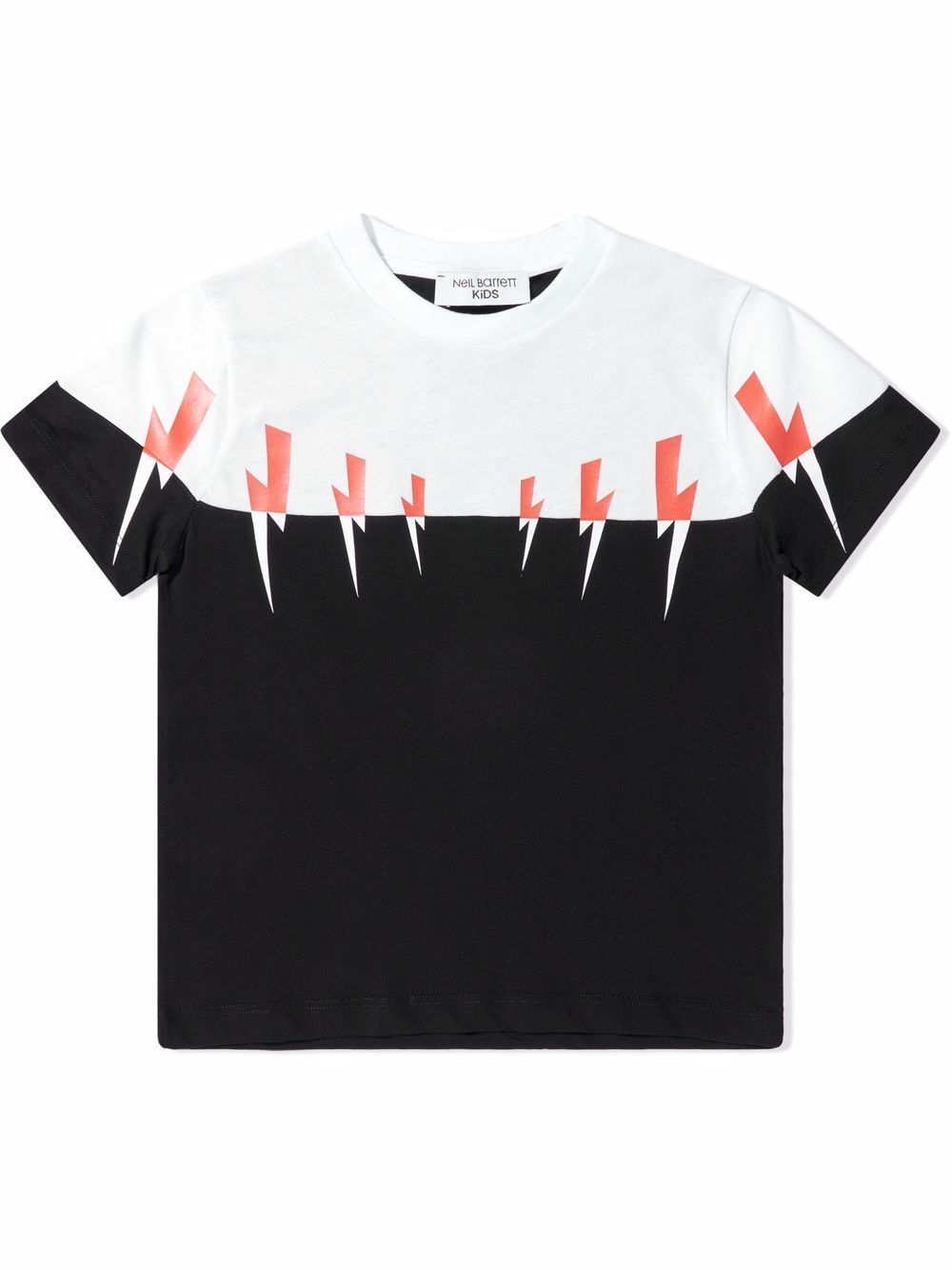 фото Neil barrett kids teen logo-print t-shirt