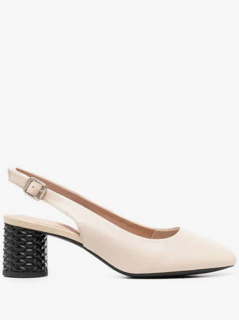 Geox block-heel slingback pumps