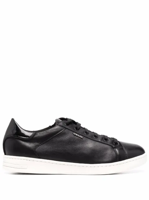Geox logo-plaque low top sneakers