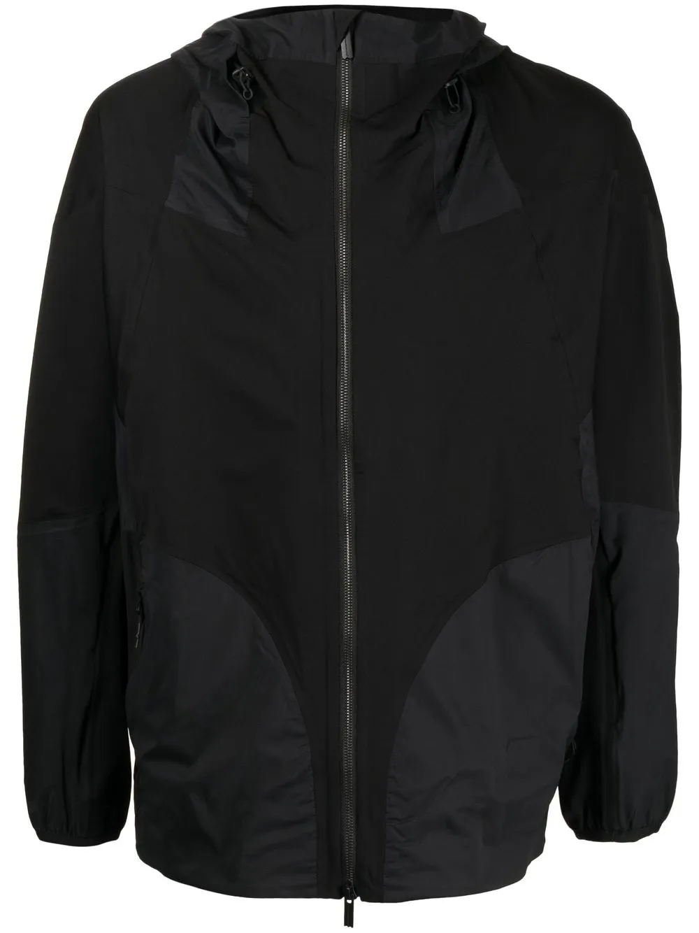 

White Mountaineering chamarra ligera con capucha - Negro