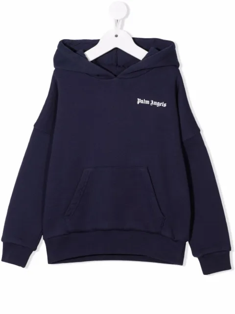 Palm Angels Kids Moletom de capuz com estampa de logo