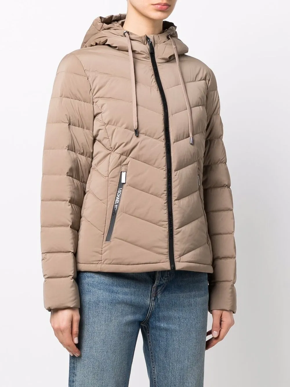 michael kors feather down coat