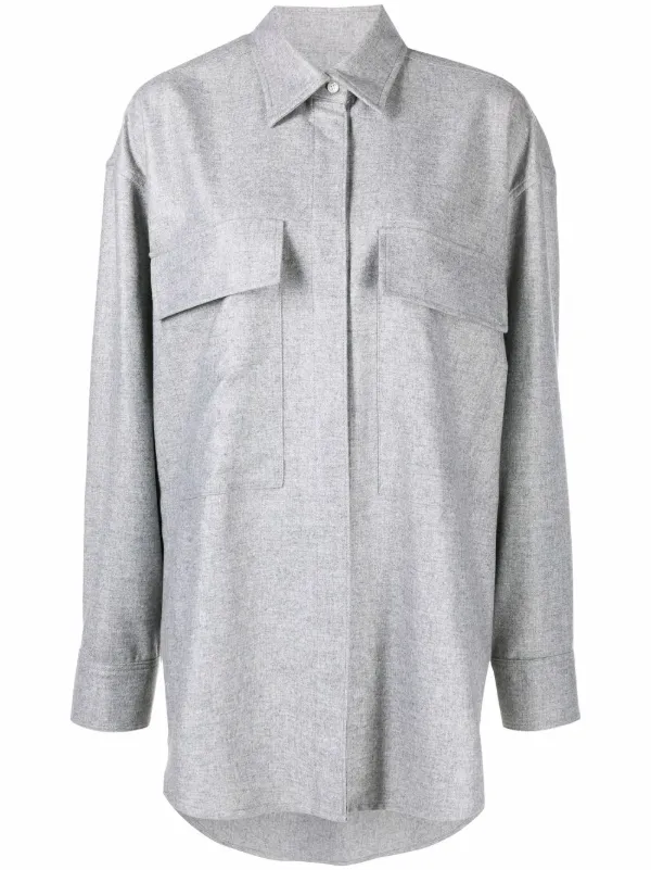 Shop AMIRI oversized-cut shirt with 