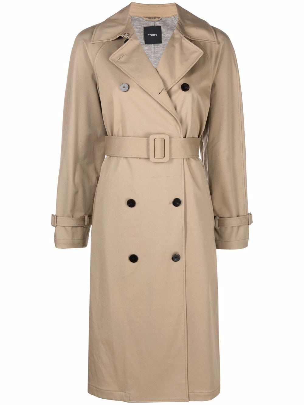 Theory double-face Belted Trench Coat - Farfetch