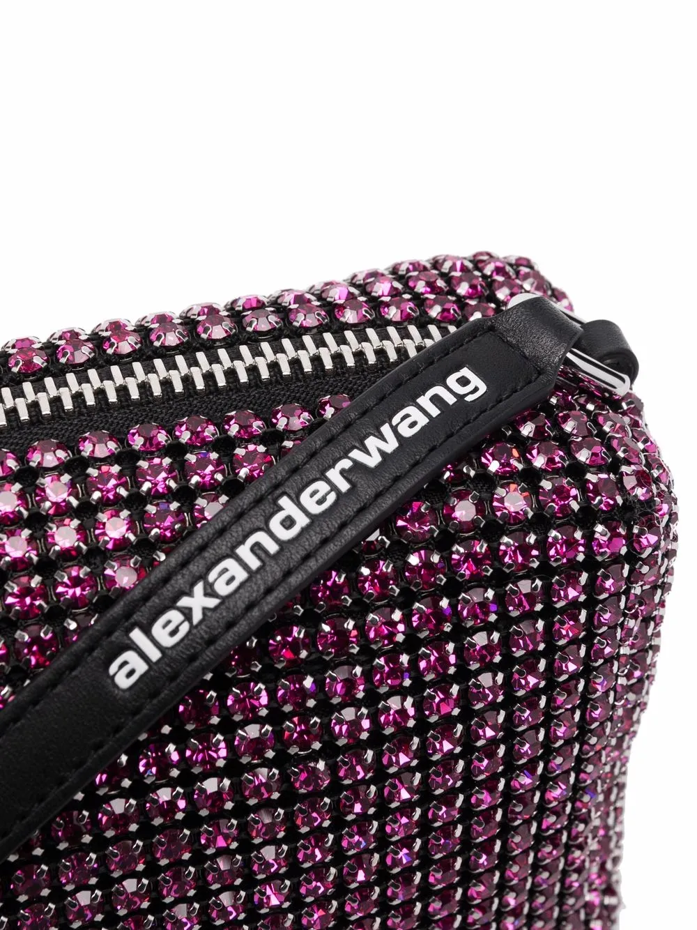 Alexander Wang Medium Wangloc rhinestoneembellished Clutch Bag Farfetch