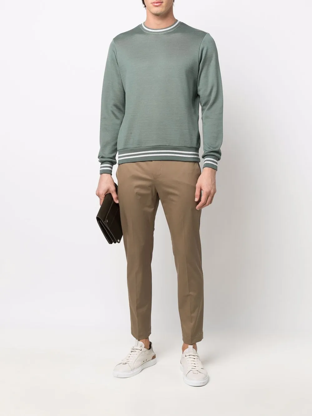PT Torino Cropped chino - Bruin